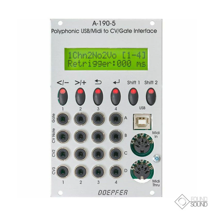 Doepfer A-190-5 USB MIDI-to-CV / Gate Interface