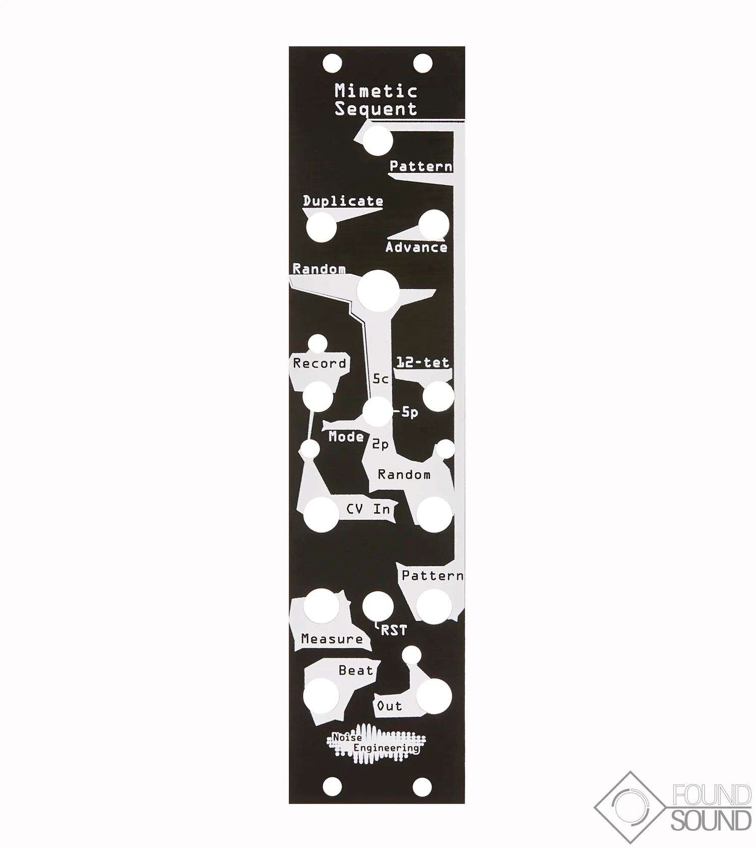 Noise Engineering Mimetic Sequent Black/ Blind Panel