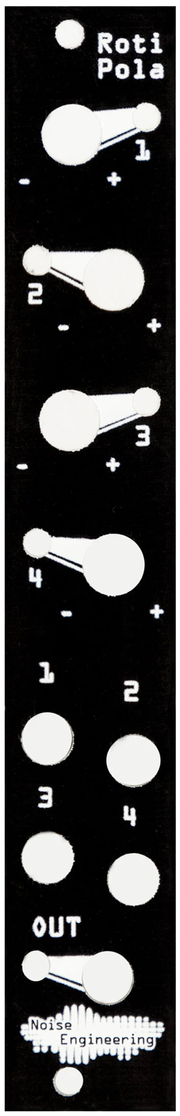 Noise Engineering Roti Pola Black/ Blind Panel
