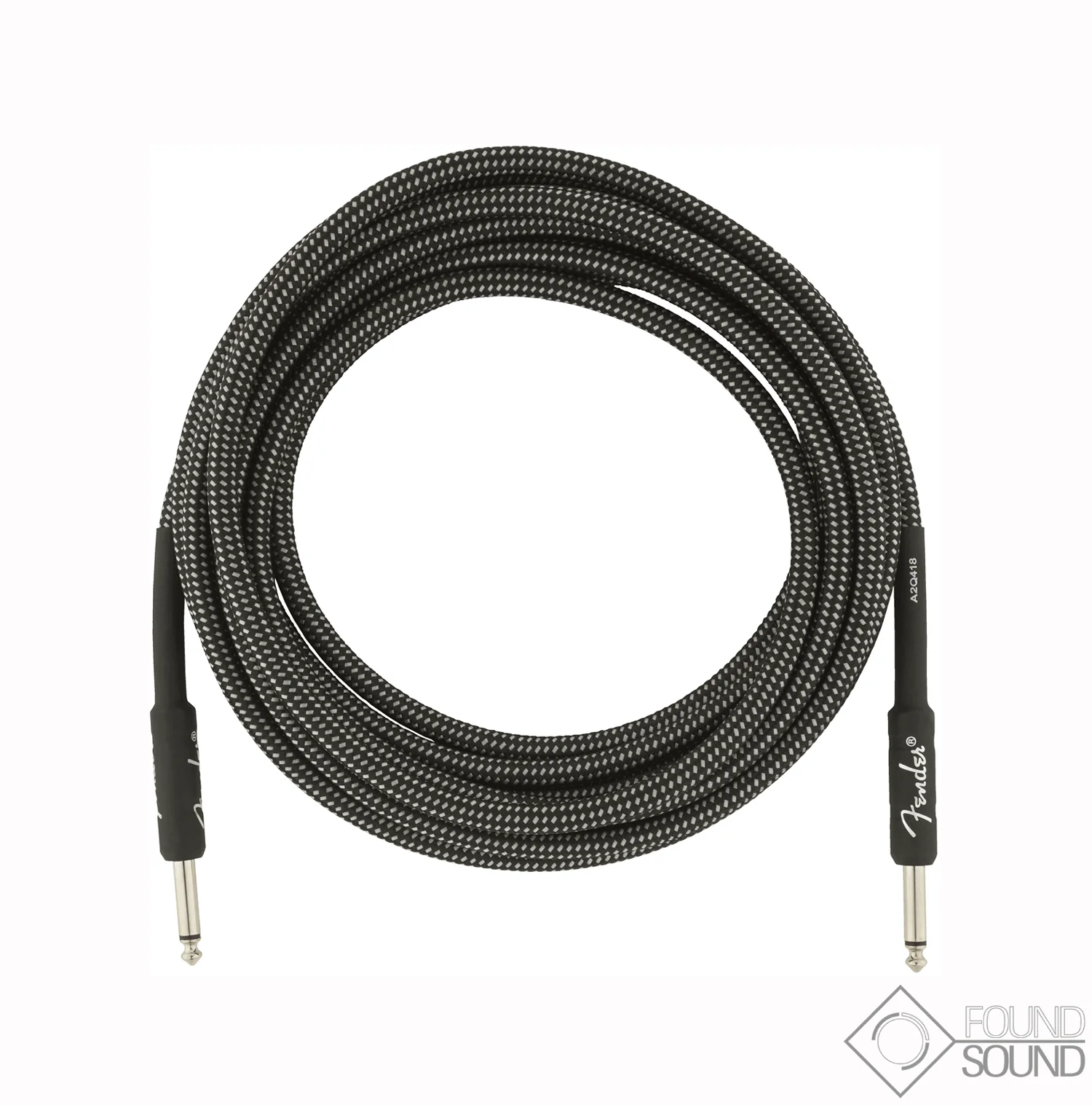Fender Professional Series 15' Instrument Cable Grey Tweed