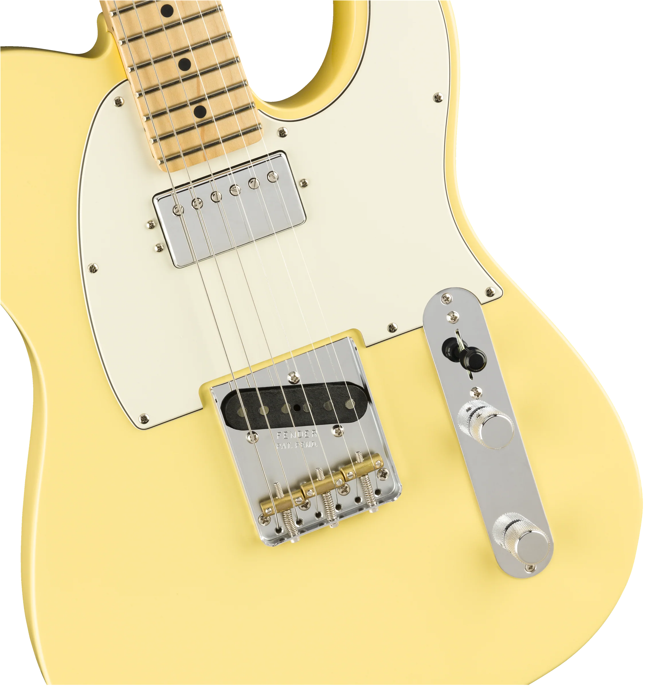 Fender American Performer Telecaster with Humbucker - Vintage White - Image 2