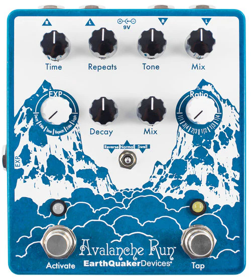EarthQuaker Devices Avalanche Run v2 Stereo Digital Delay & Reverb