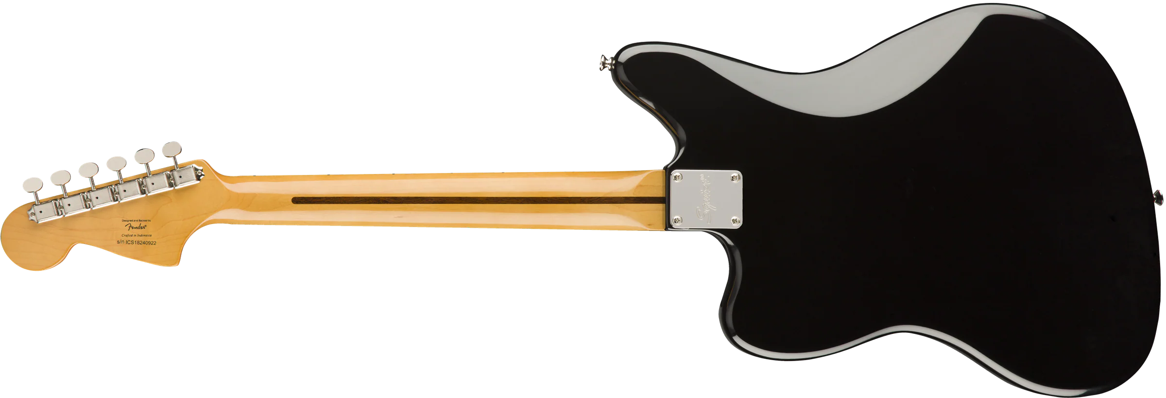Fender Squier Classic Vibe '70s Jaguar - Black - Image 5