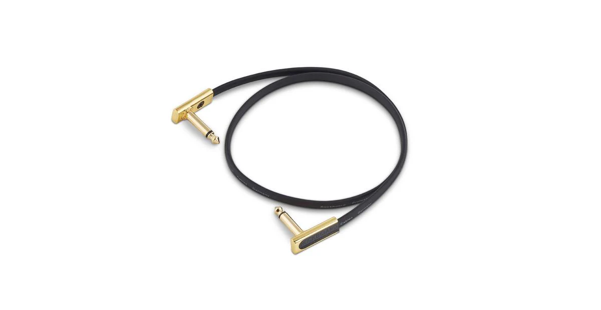 Warwick Rockboard 60cm Flat Patch Cable Gold