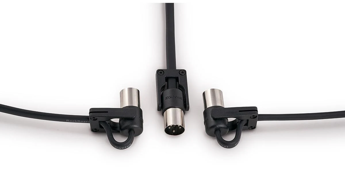 Warwick Rockboard FlaX Plug 30cm MIDI Cable Black - Image 2