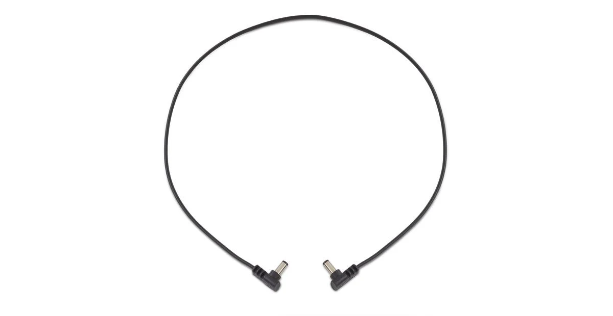 Warwick Rockboard Flat Power Supply Cable 60cm Angled/Angled