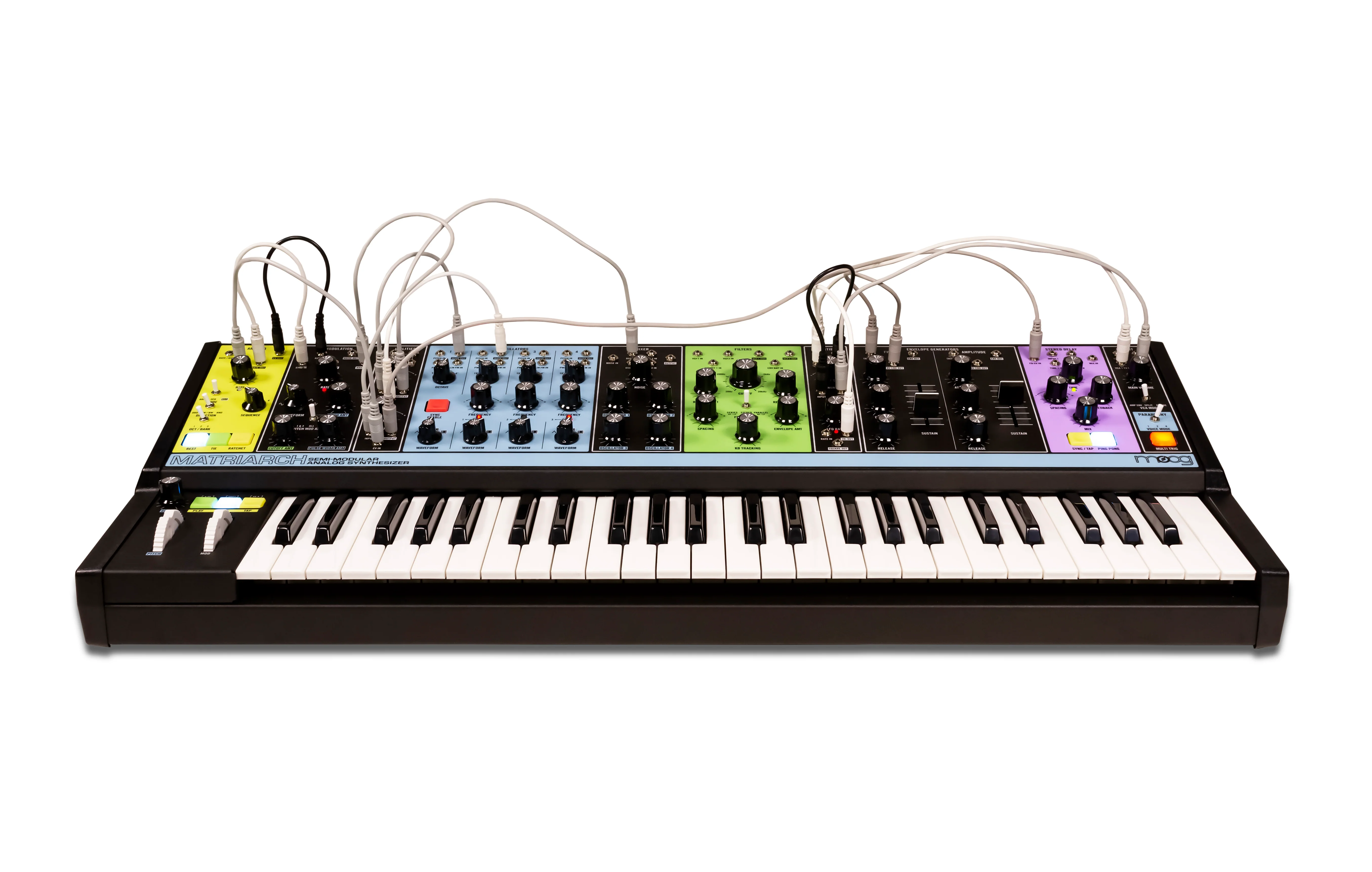 Moog Matriarch Patchable 4-note Paraphonic Analogue Synthesiser - Image 5