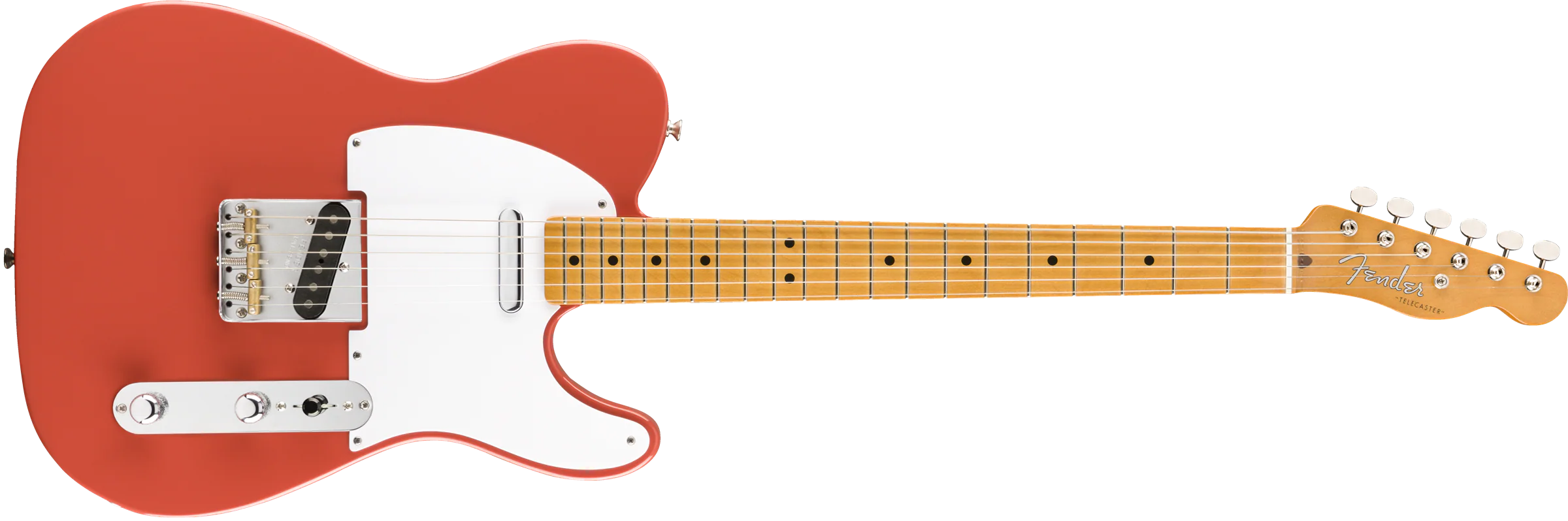 Fender Vintera '50s Telecaster Maple Fiesta Red - Image 2