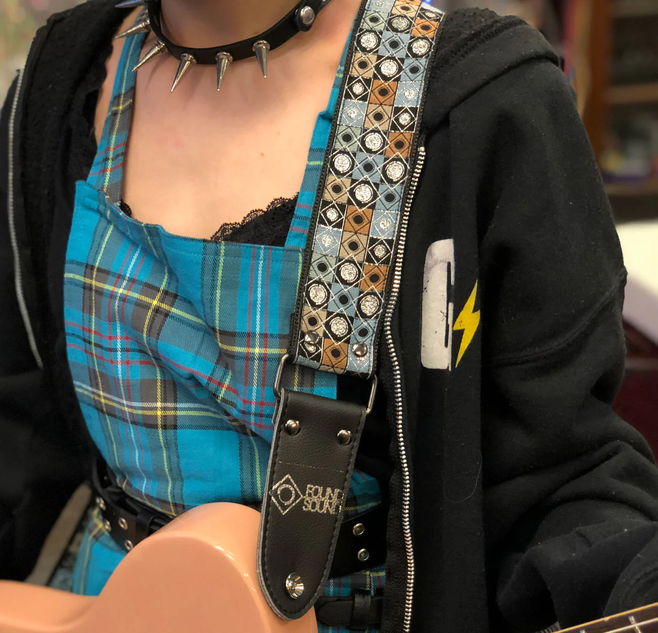 DSL Jacquard Weave Found Sound Guitar Strap - Image 4