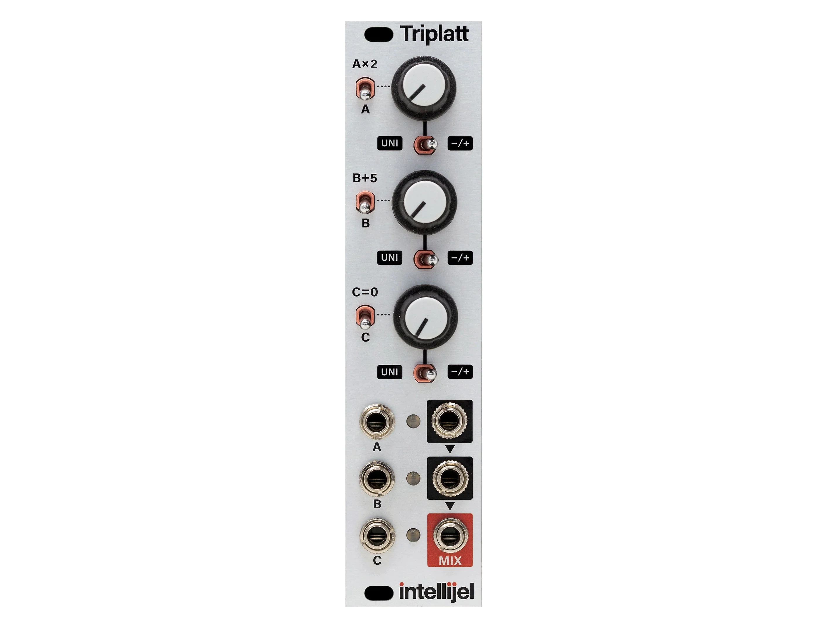 Intellijel Triplatt Triple Attenuverter/Mixer