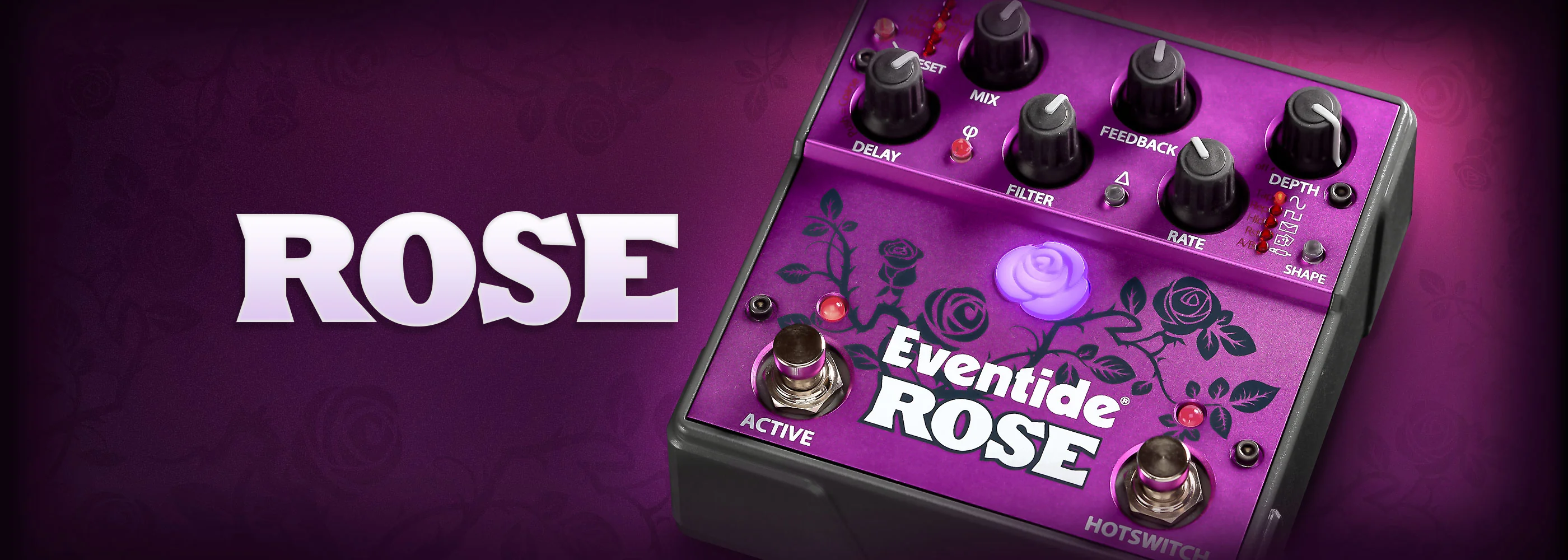 Eventide Rose Bit-Bucket Brigade Modulated Delay Effects Pedal - Image 4