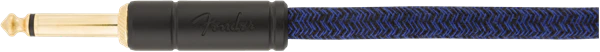 Fender 10' Angled Festival Instrument Cable Pure Hemp Blue Dream - Image 3
