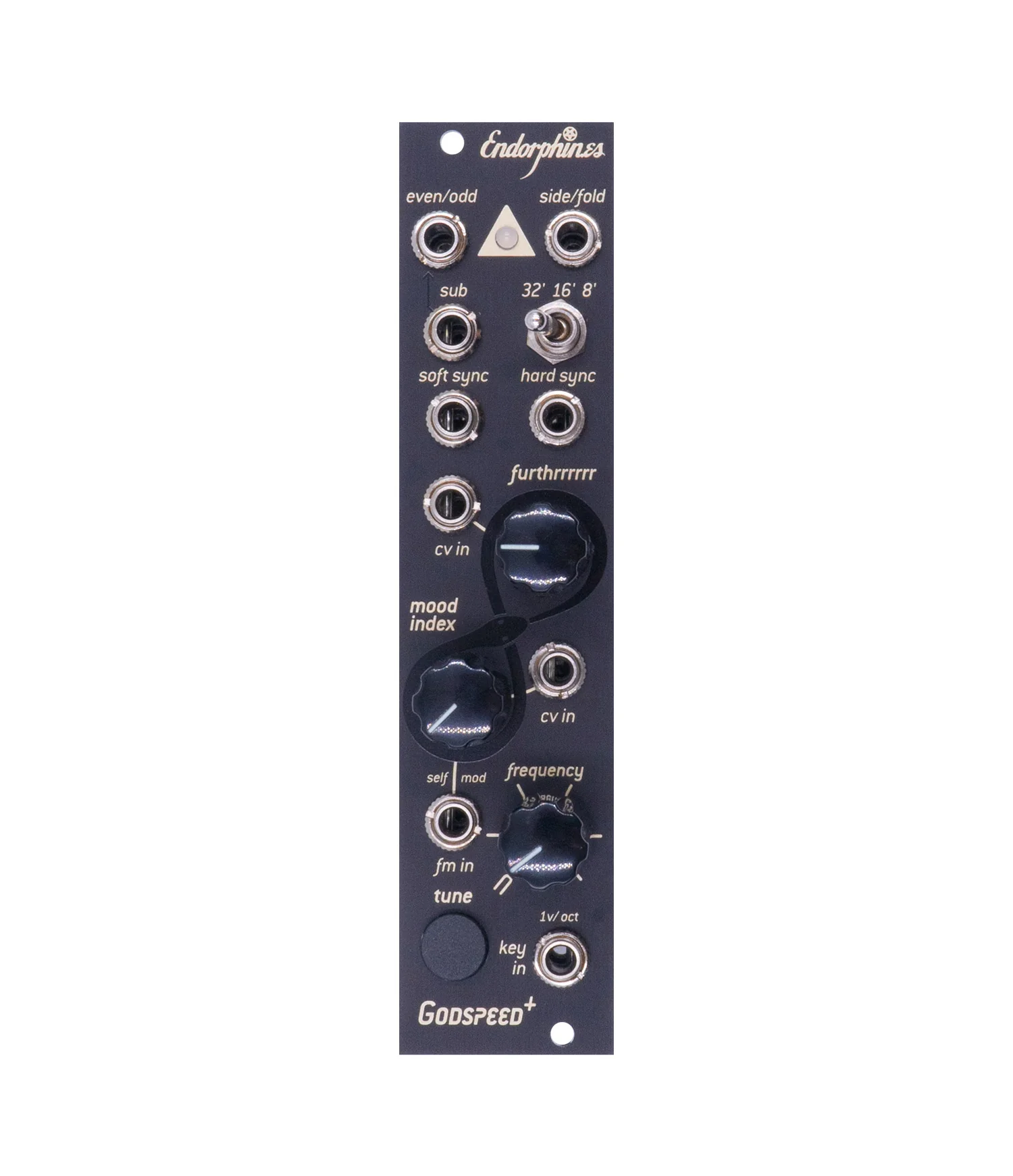 Endorphin.es Black Godspeed+ Oscillator + Autotuner for Eurorack