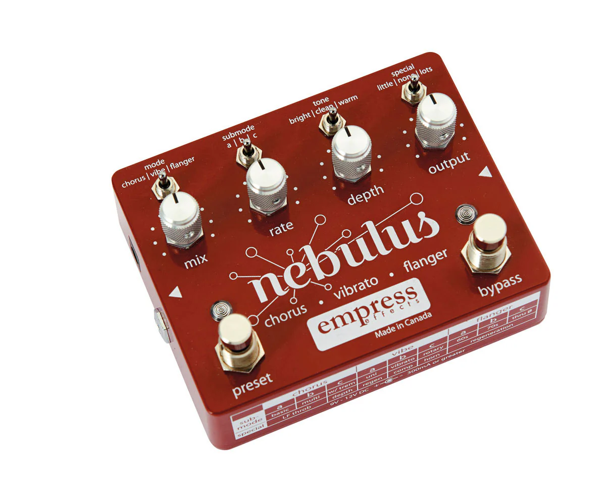 Empress Nebulus Chorus Flanger Vibrato Pedal