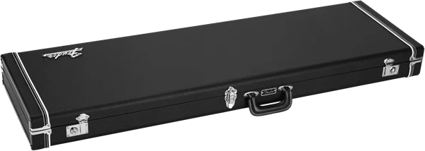 Fender Classic Series Wood Case - Precision/Jazz Bass - Black - Image 3