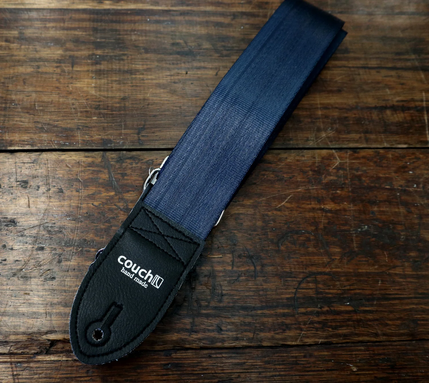 Couch Straps Seatbelt Navy Guitar Strap