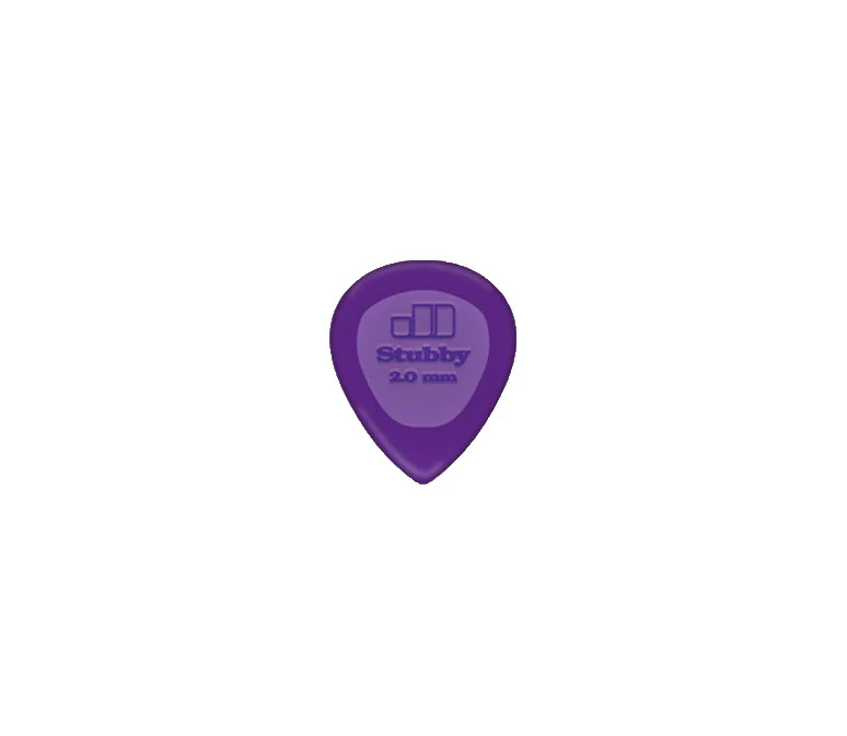 Jim Dunlop 2.0 LEXAN “Stubby” Pick Pack of 6 - Image 2