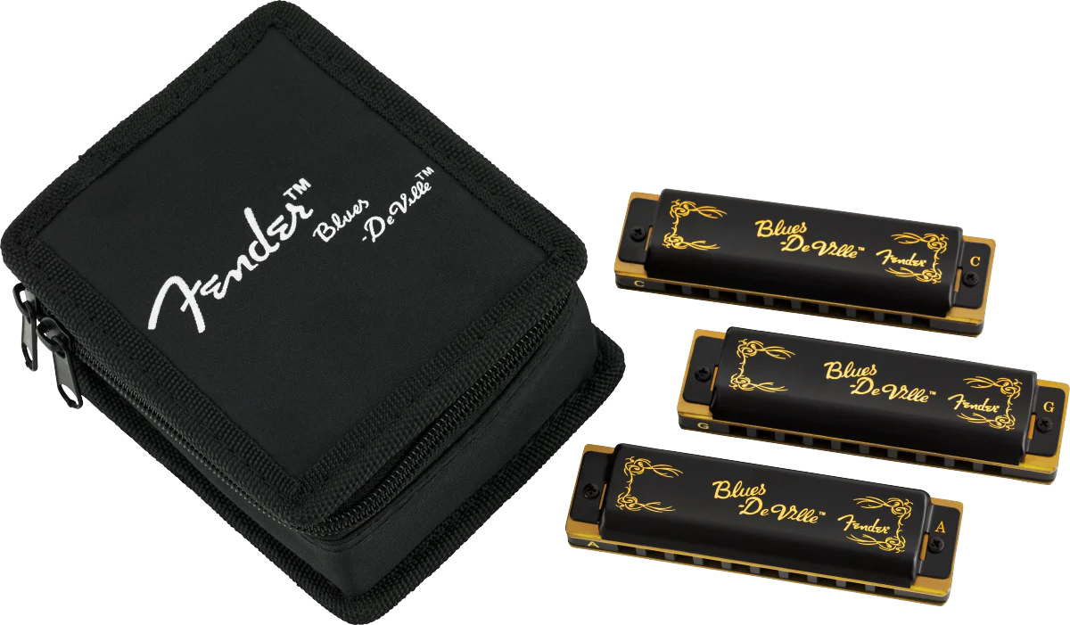 Fender Blues Deville Harmonica (Set of 3)