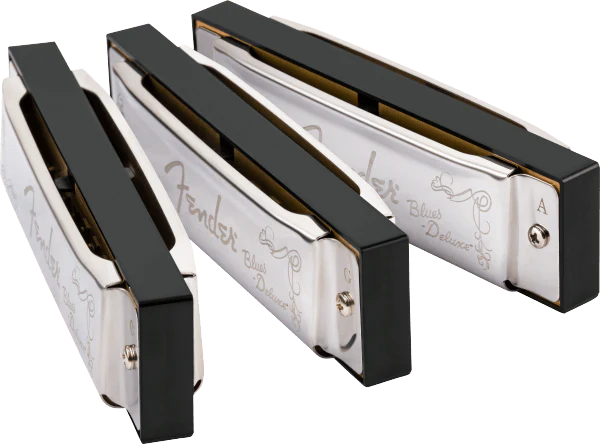 Fender Blues Deluxe Harmonica (Set of 3) - Image 2