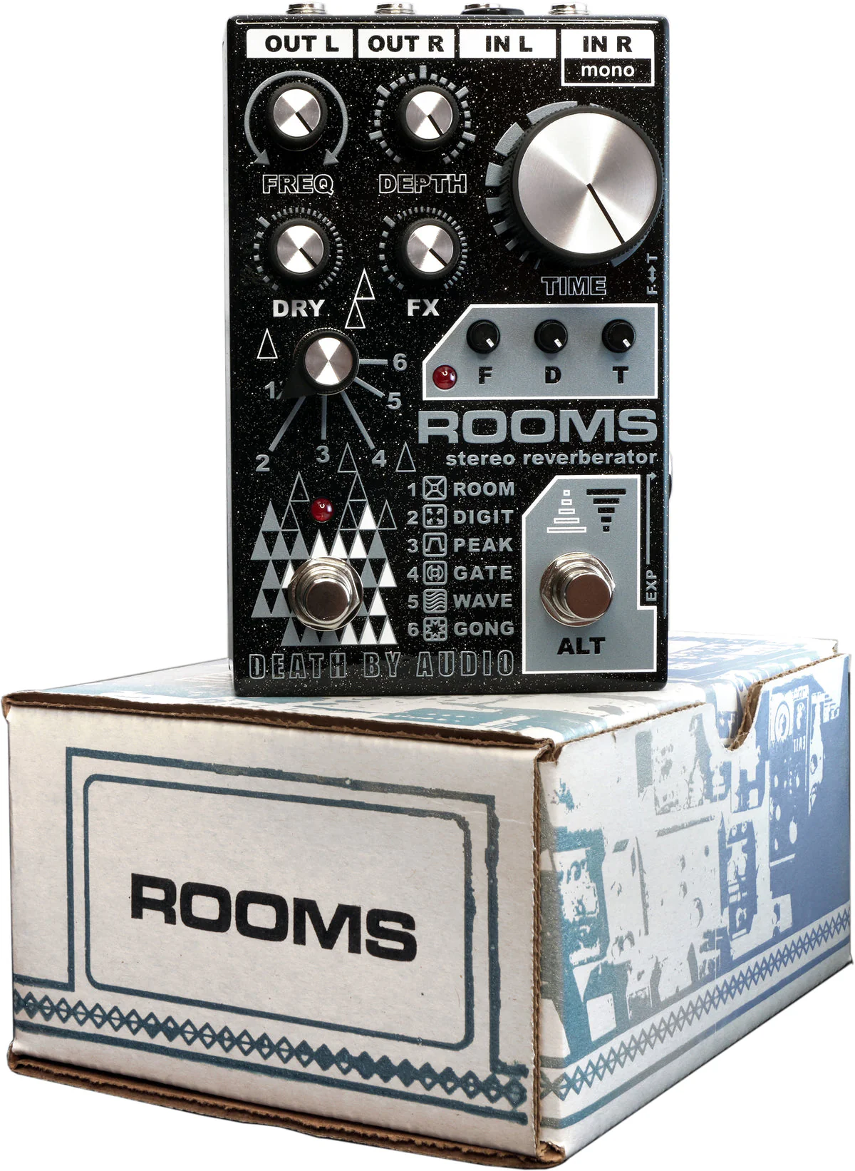 Death By Audio R O O M S Multi-Function Reverberating Pedal - Image 5
