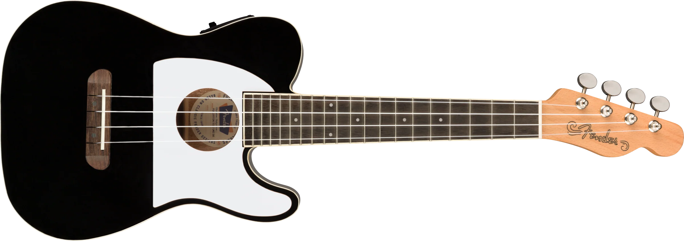 Fender Fullerton Tele Uke - Black - Image 3