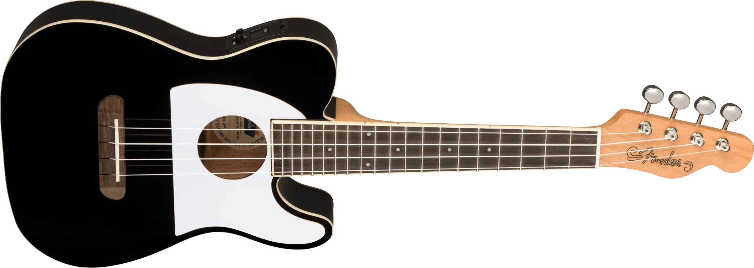 Fender Fullerton Tele Uke - Black - Image 7