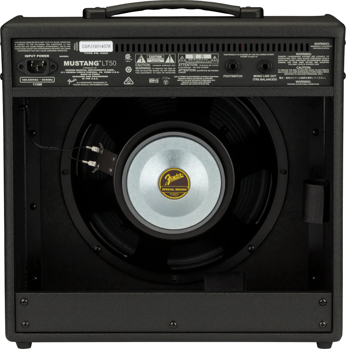 Fender Mustang LT50 Guitar Amplifier - Image 3