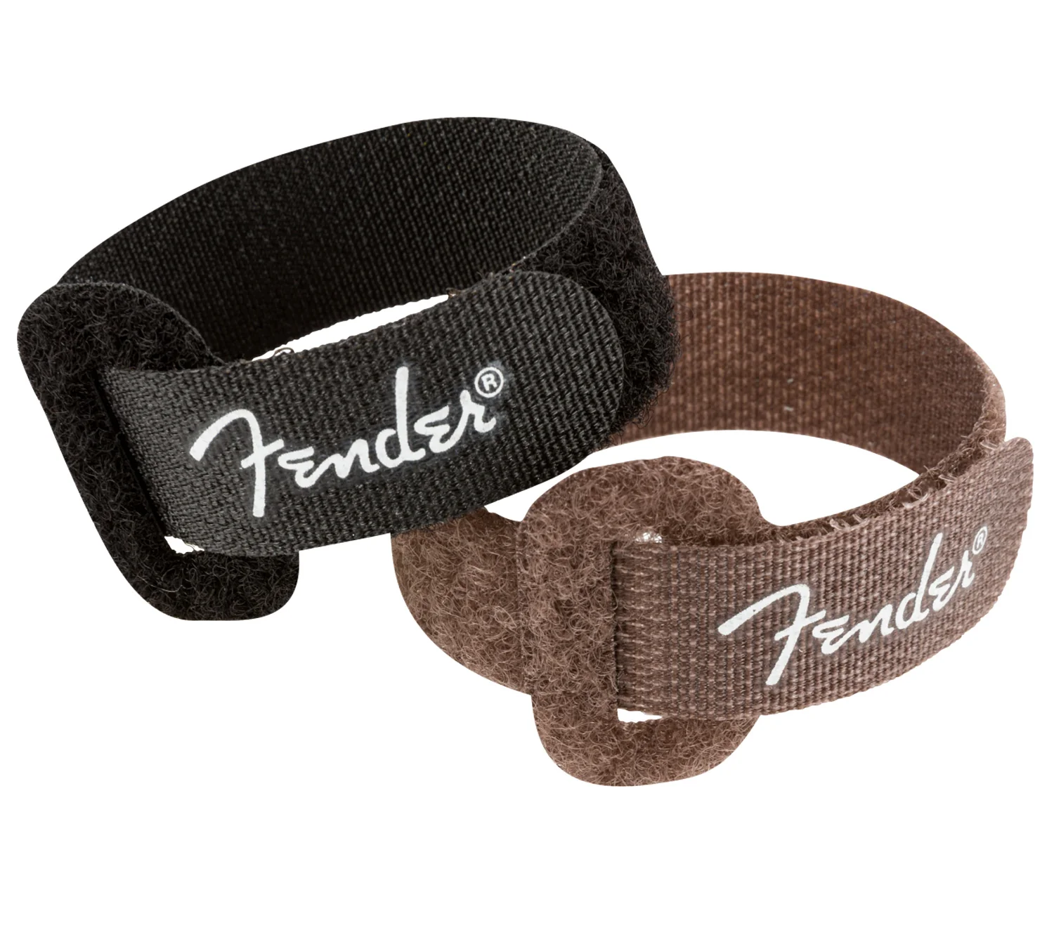 Fender 7" Cable Ties Black and Brown