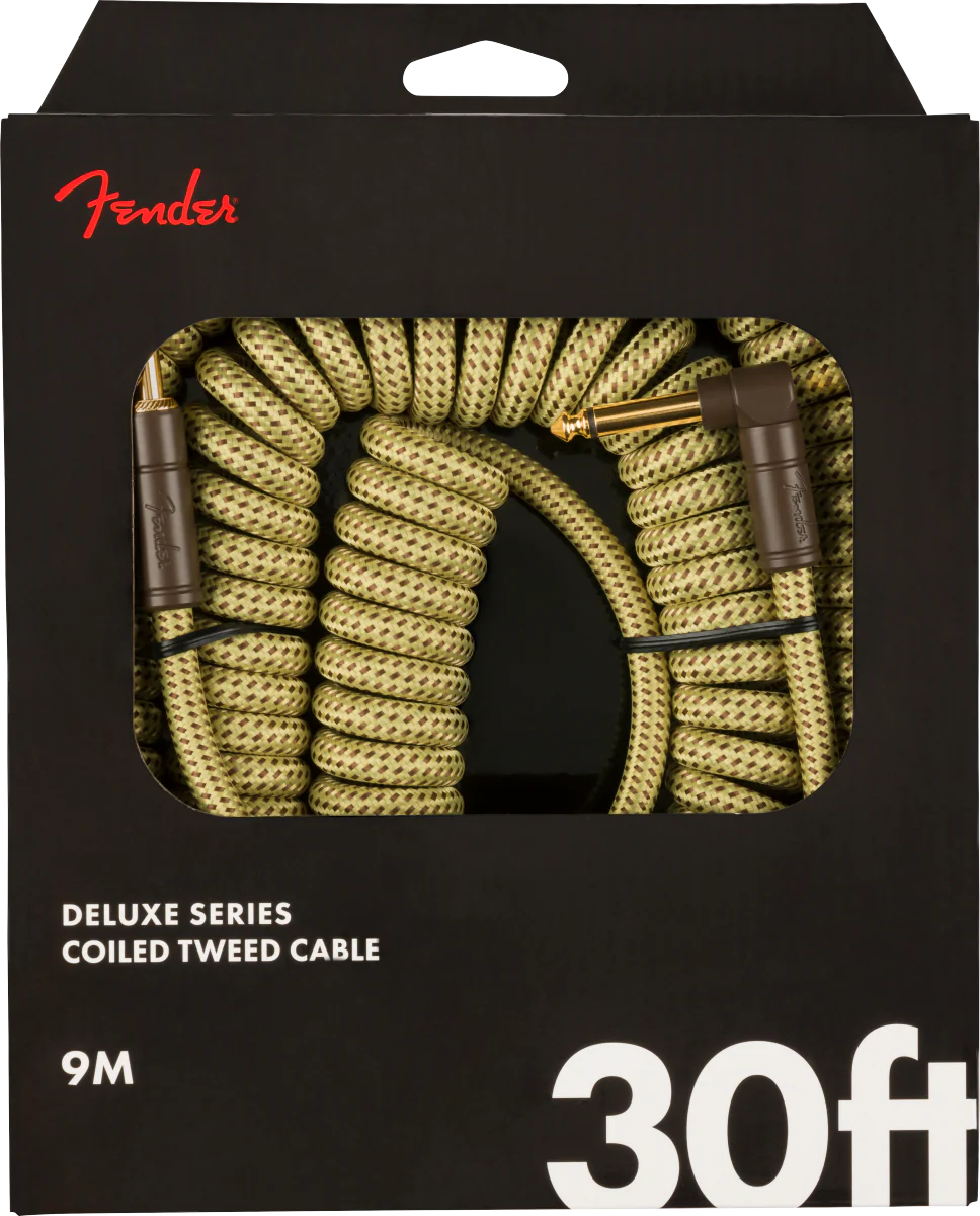 Fender Deluxe Coil Cable 30' - Tweed - Image 2