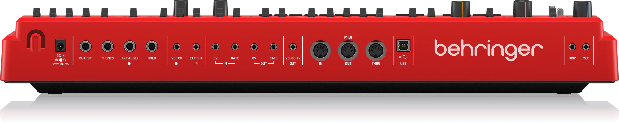Limited Edition Behringer MS-1 MKII Analog Synthesizer - Red - Image 5