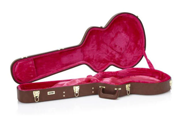 Gator GW-335 Brown Deluxe Wood Guitar Case