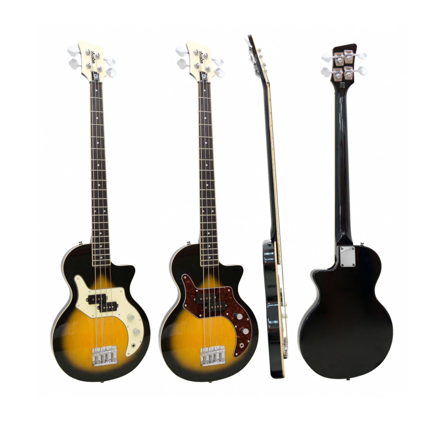 Orange O Bass 4 String Guitar Sunburst - Image 2