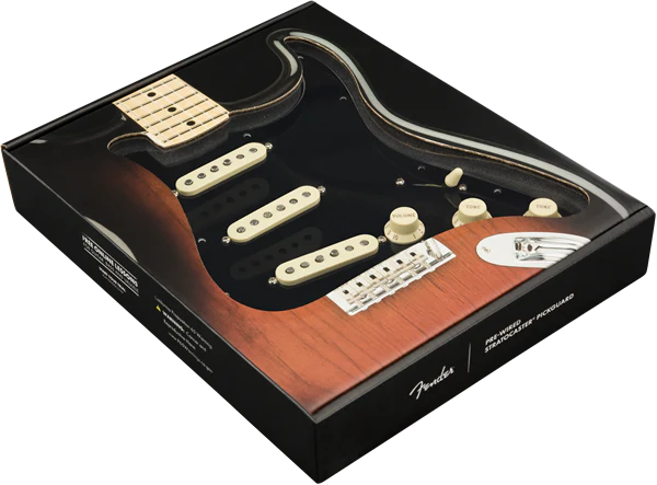 Fender Original '57/'62 SSS Black 11 Hole Pre-Wired Strat Pickguard - Image 3