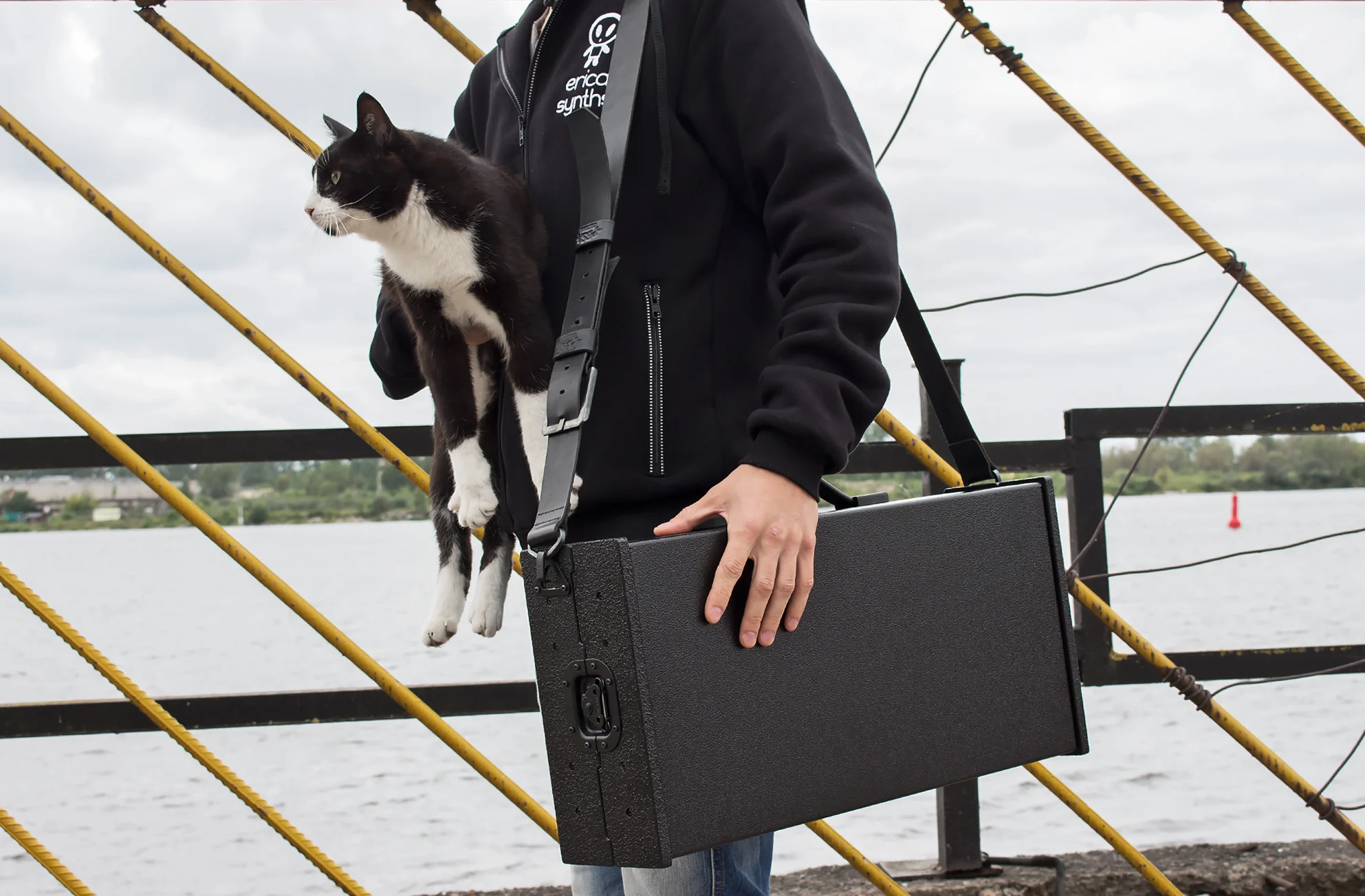 Erica Synths 2x104HP Aluminium Travel Case With Lid - Image 5