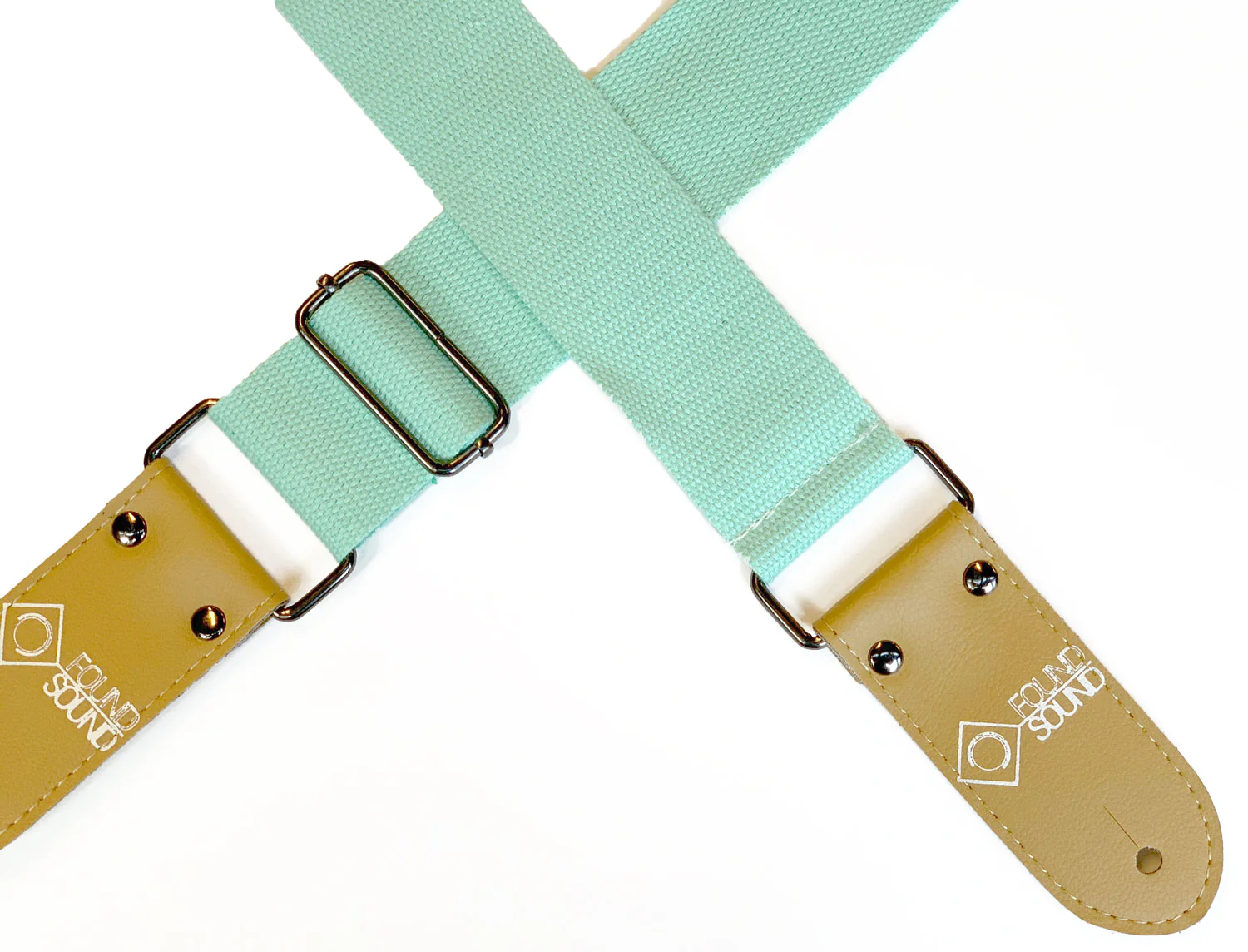 DSL 50 Cotton Aqua Guitar Strap