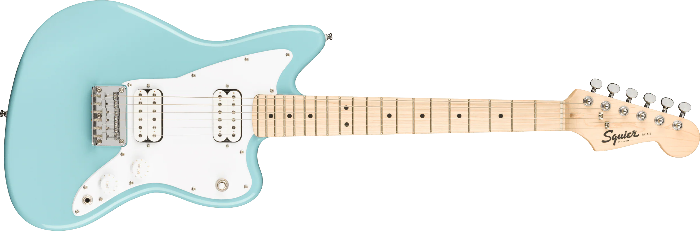 Fender Squier Mini Jazzmaster HH - Daphne Blue - Image 4