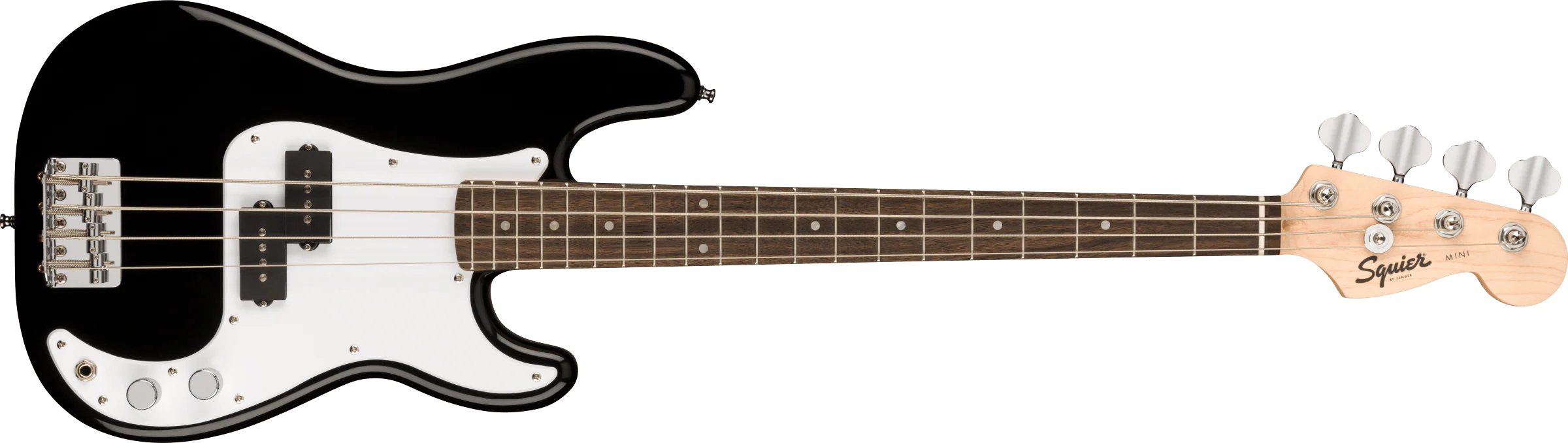 Fender Squier Mini P Bass - Black - Image 4