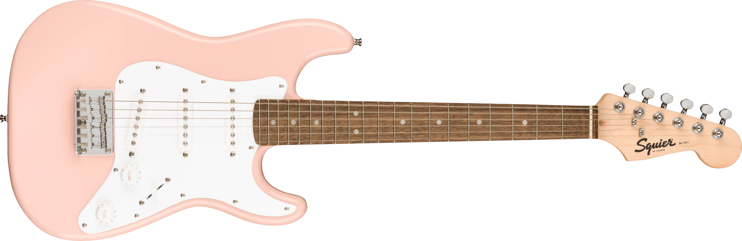 Fender Squier Mini Strat Shell Pink - Image 4