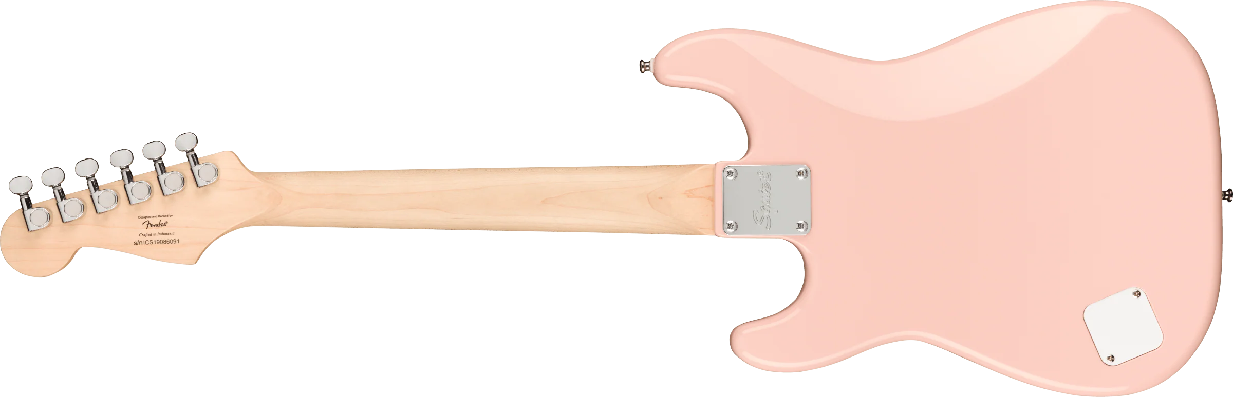 Fender Squier Mini Strat Shell Pink - Image 5