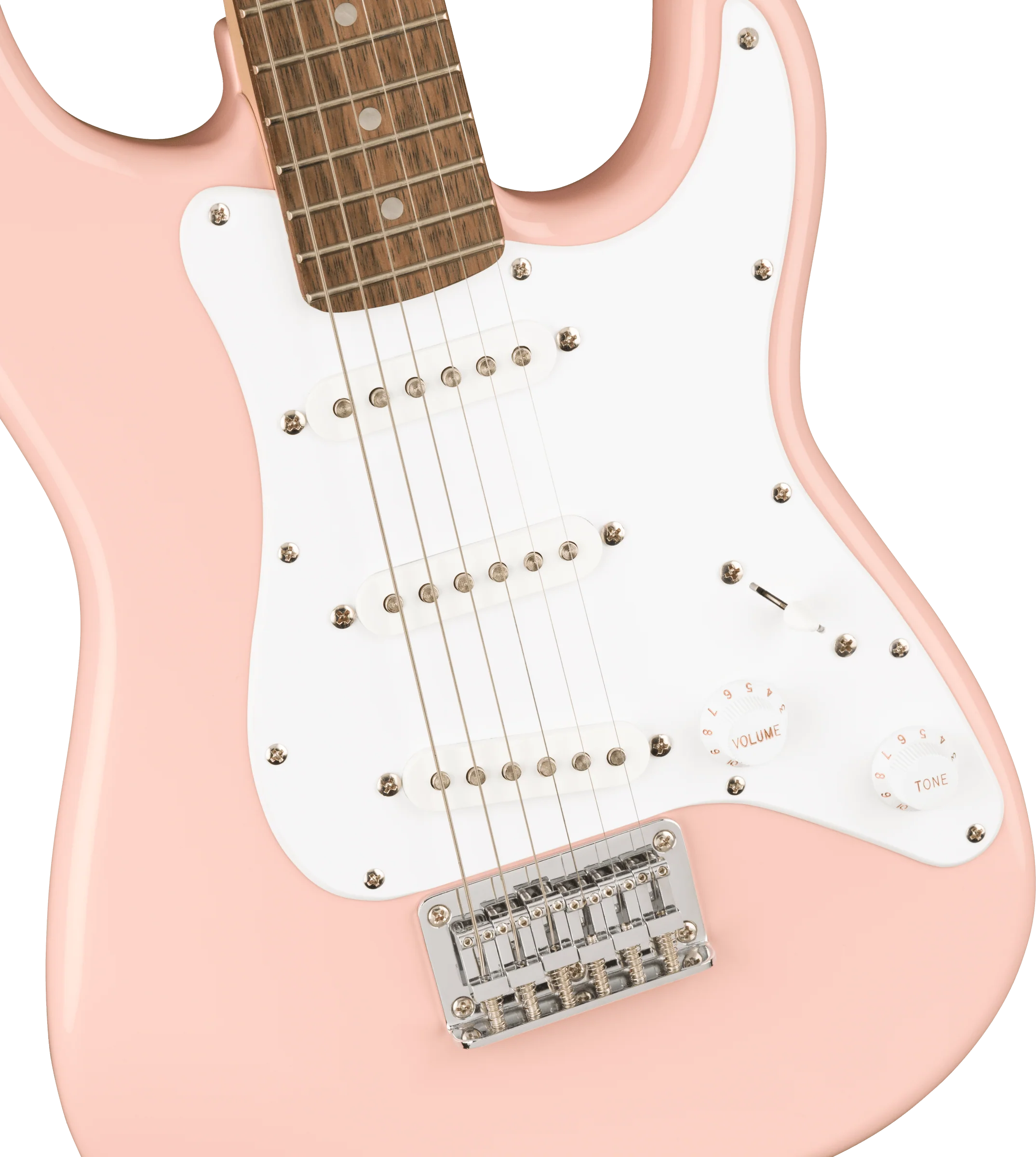 Fender Squier Mini Strat Shell Pink - Image 6