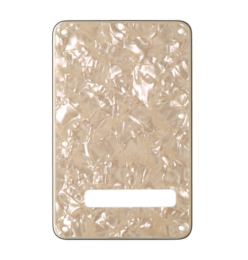 Fender Stratocaster Modern-Style Tremolo Backplate - White Moto