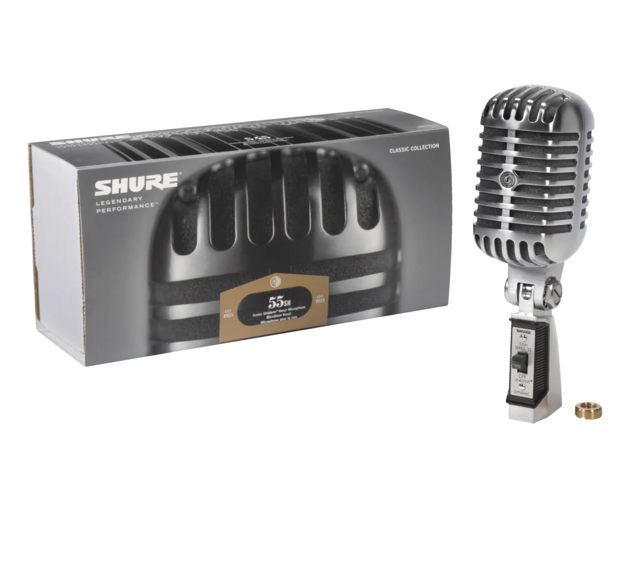 Shure 55SH Series II Unidyne Vocal Classic Birdcage Dynamic Vocal Microphone - Image 8