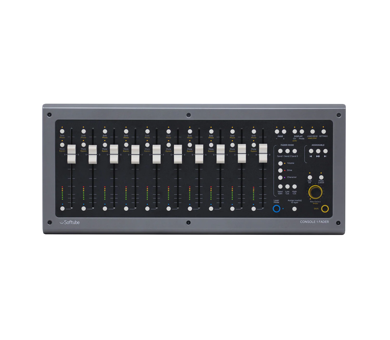 Softube Console 1 Fader Motorised 10-Fader Mixer