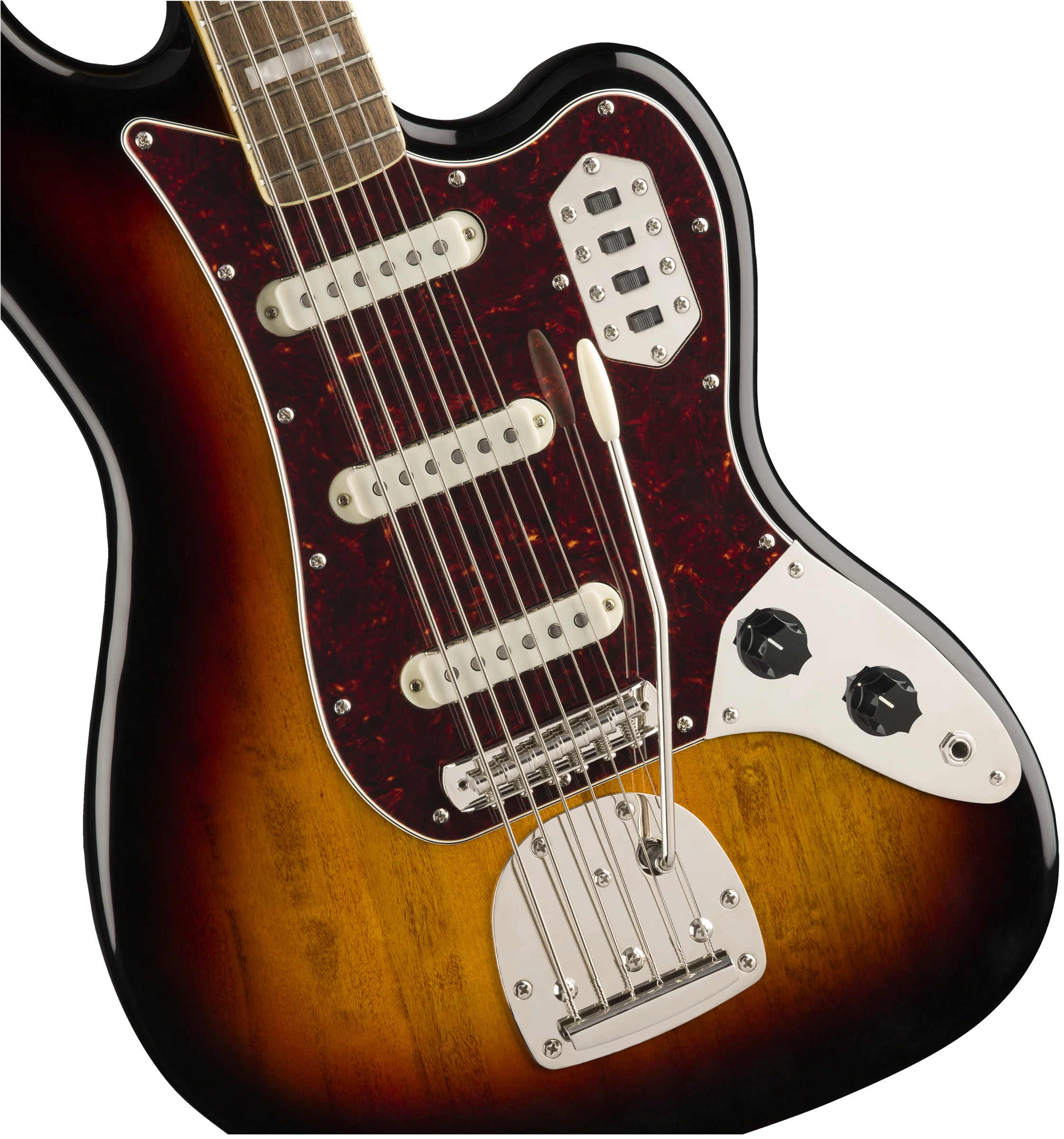Fender Squier Classic Vibe Bass VI - 3 Colour Sunburst - Image 6