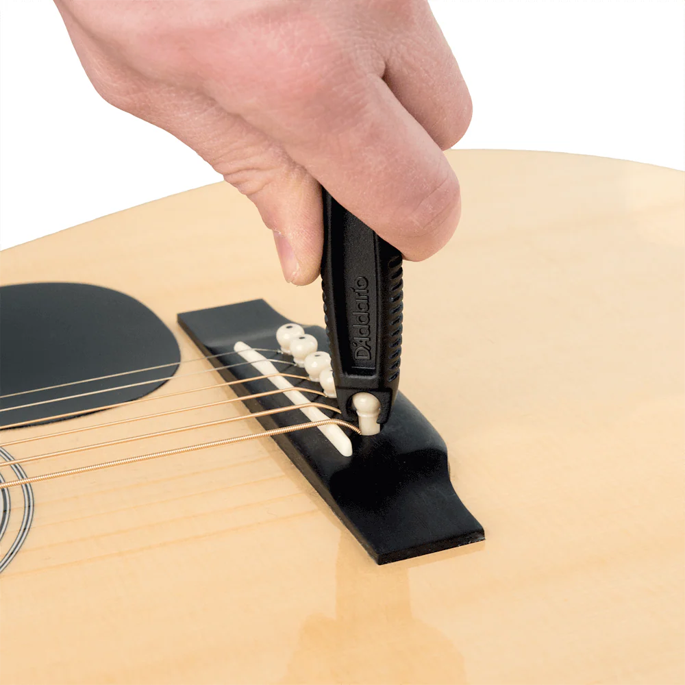 D'Addario Pro-Winder Black String Winder, Cutter, & Bridge Pin Puller - Image 5