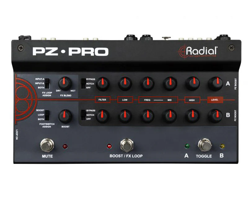 Radial PZ-Pro Two Channel Acoustic Preamp