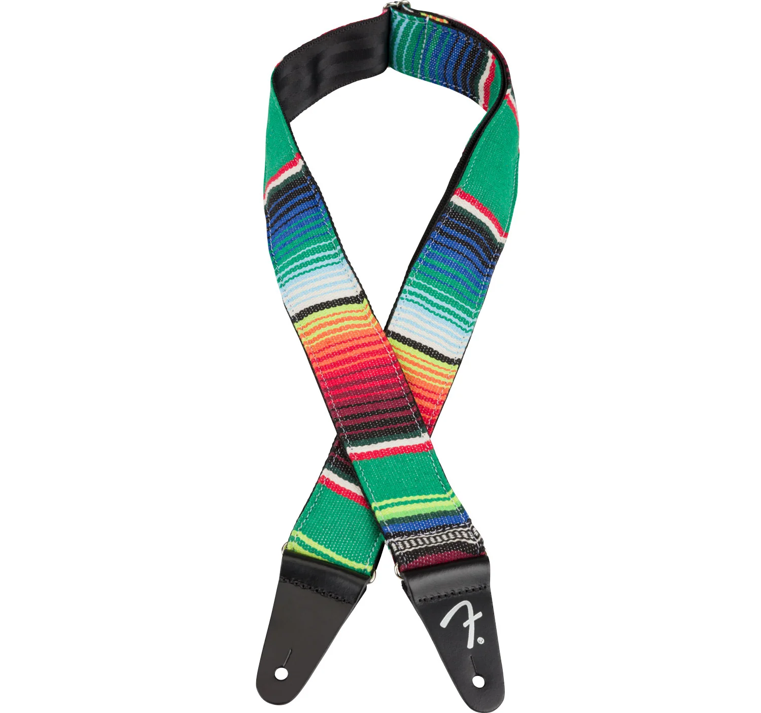 Fender 2" Serape Woven Strap - Green