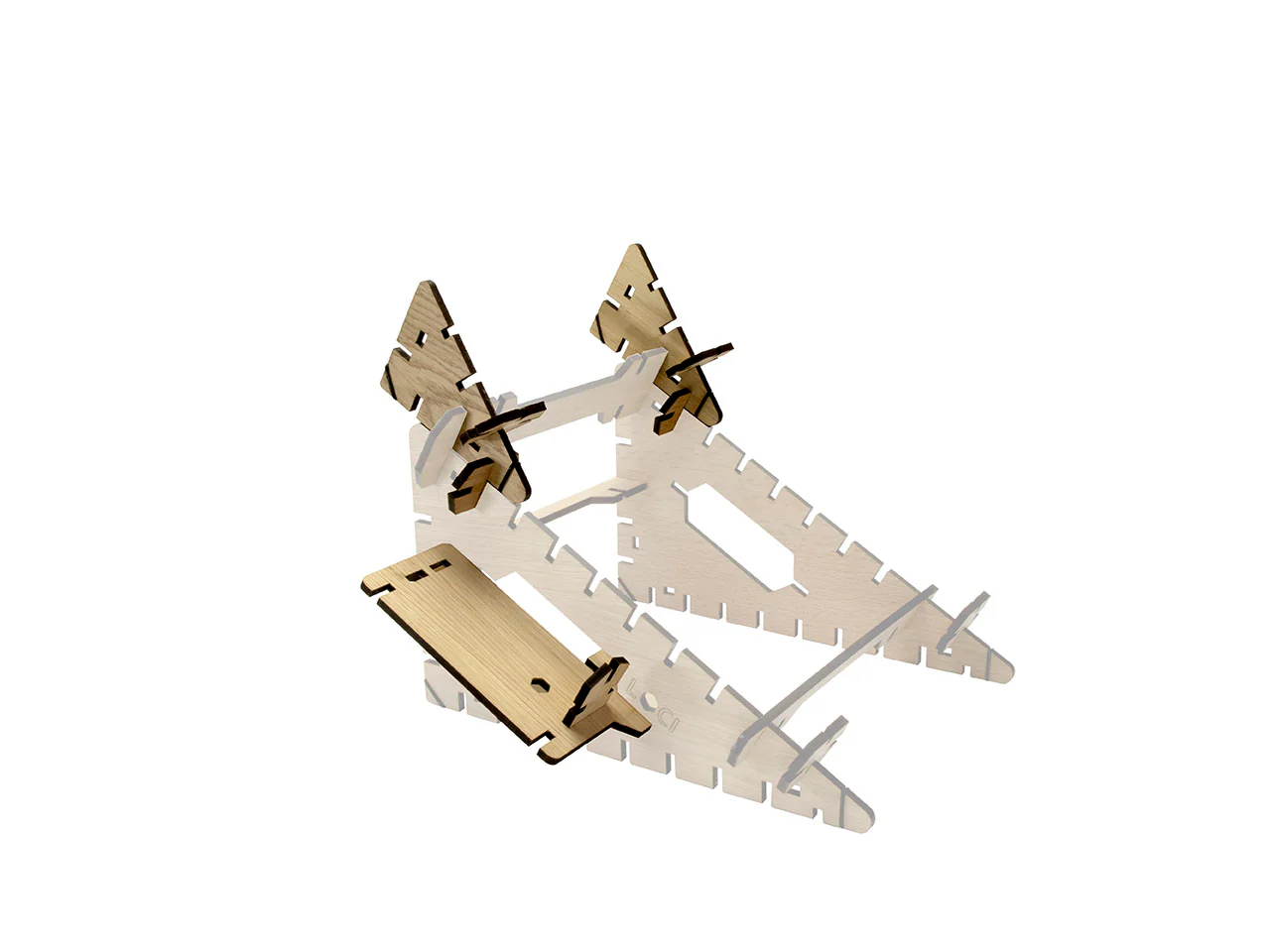 LOCI Accessory Interlocking Modular Desktop Stand - Image 3