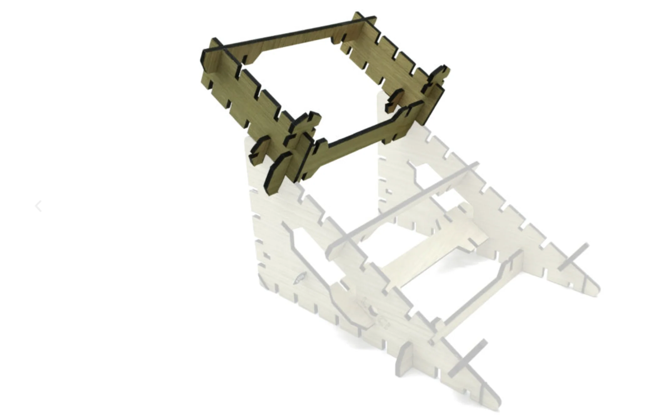 LOCI Expander Interlocking Modular Desktop Stand