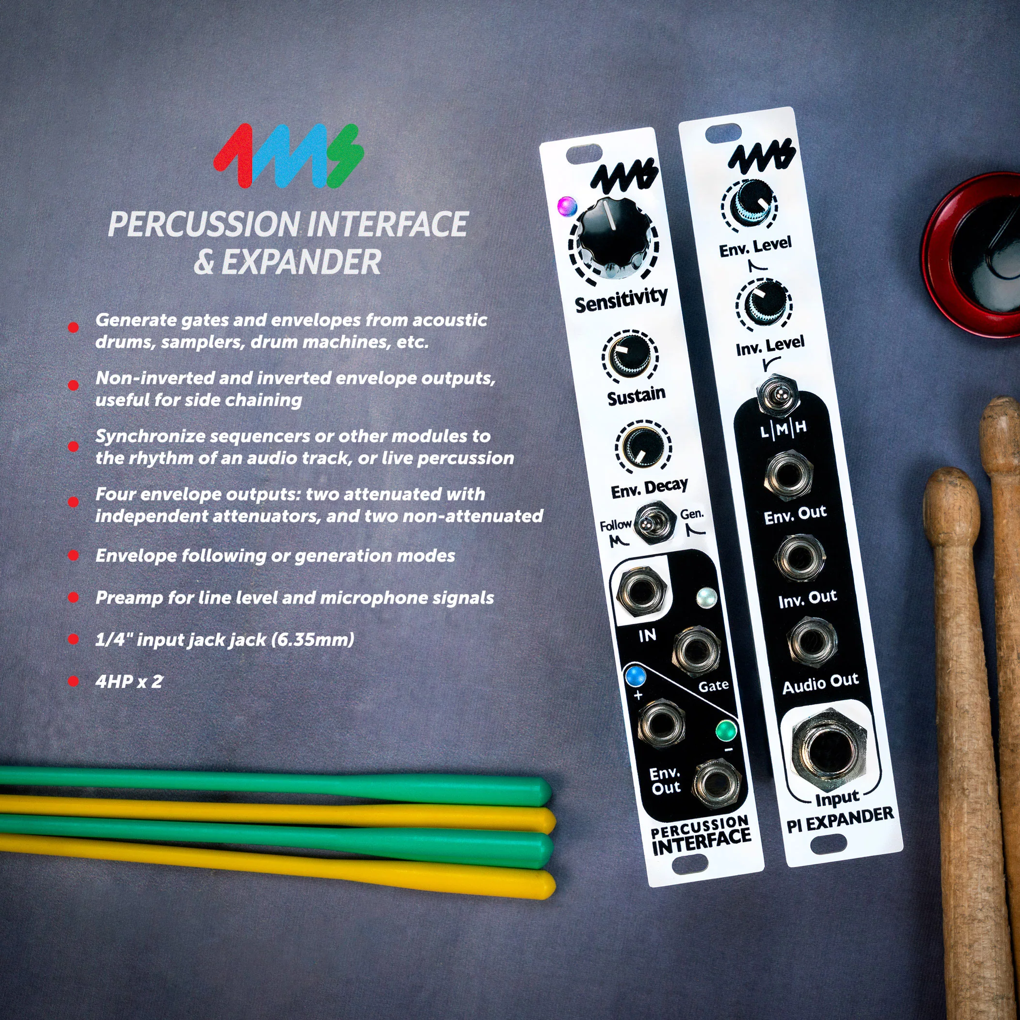 4MS Percussion Interface and Expander - Image 2